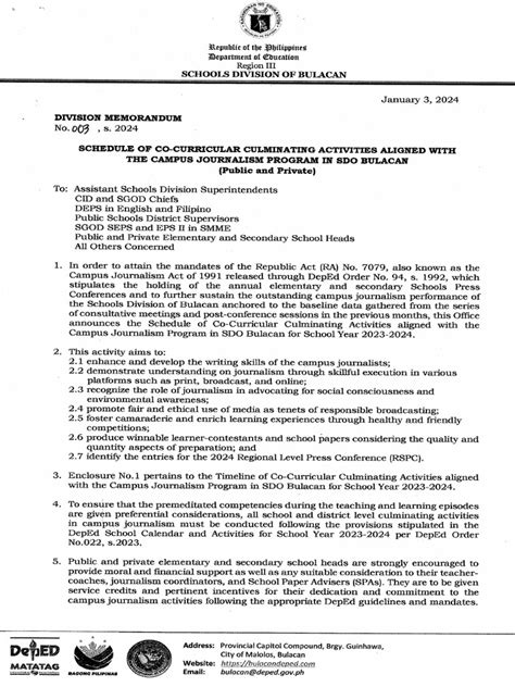 * Div. Memo .